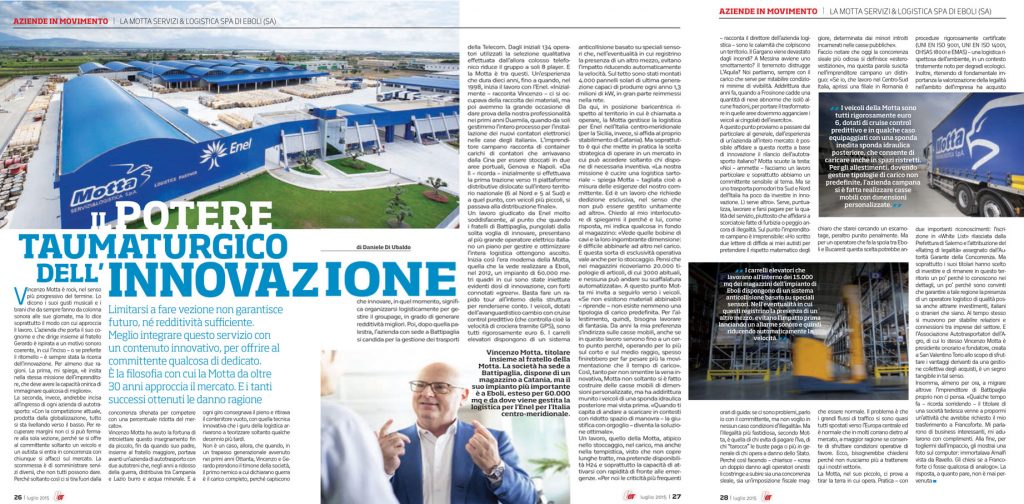 Il potere taumaturgico dell'innovazione - UOMINI E TRASPORTI - extended